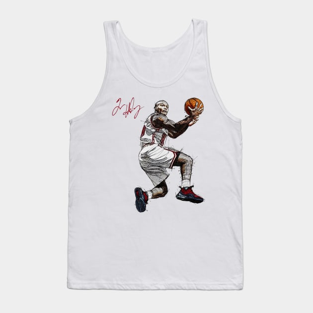 Tim Hardaway Miami Reverse Layup Tank Top by Buya_Hamkac